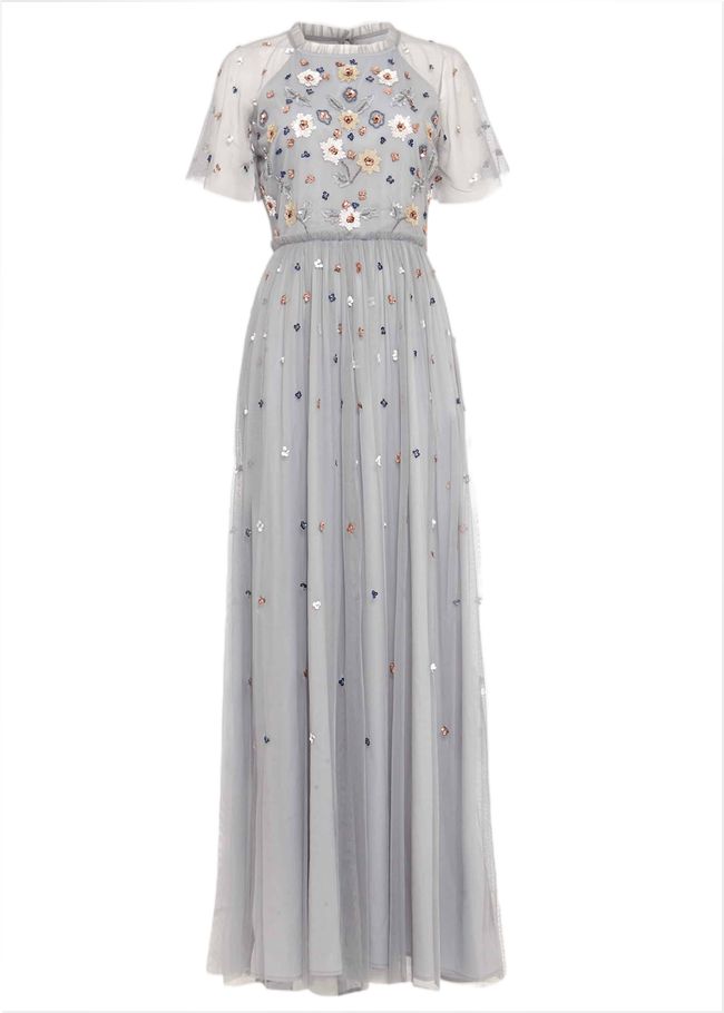  Celestra Embellished Maxi Dress Sky Blue 204666887