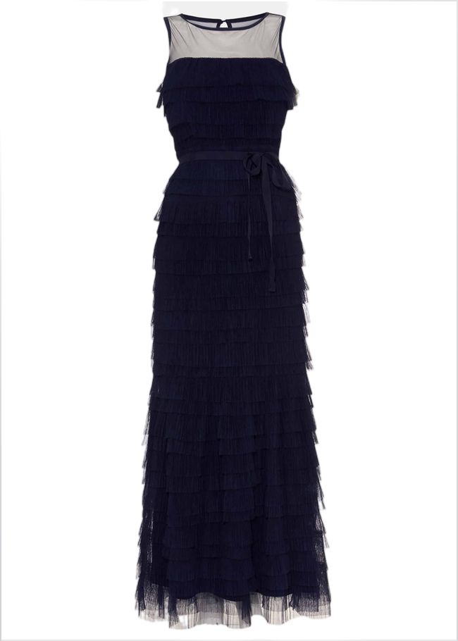  Fleur Tiered Tulle Maxi Dress Sapphire 204951690