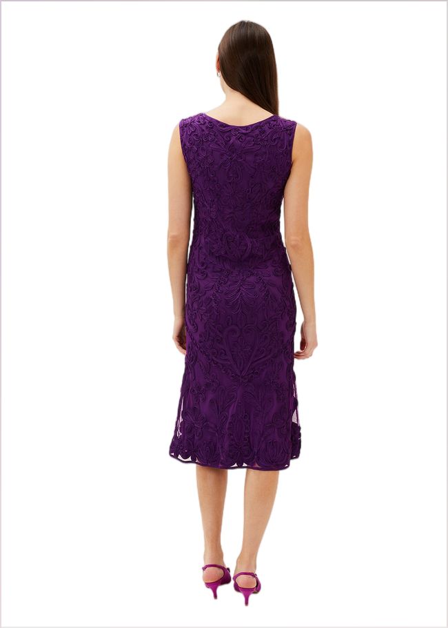  Orelia Tapework Lace Dress Violet 205534700