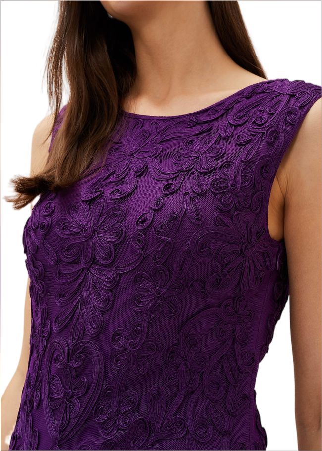  Orelia Tapework Lace Dress Violet 205534700