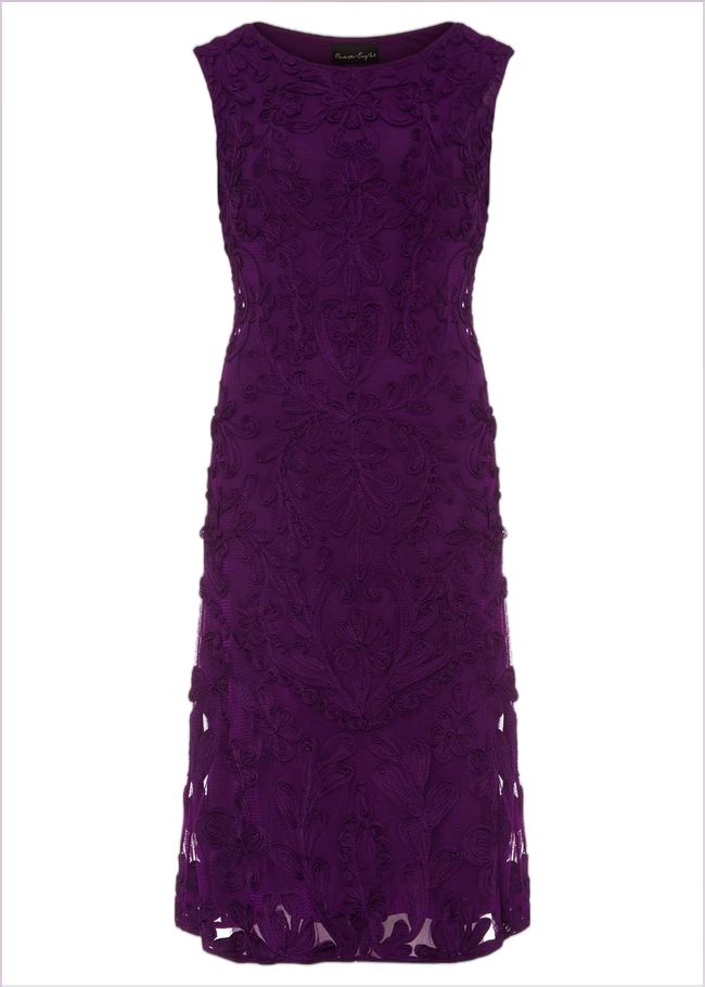  Orelia Tapework Lace Dress Violet 205534700