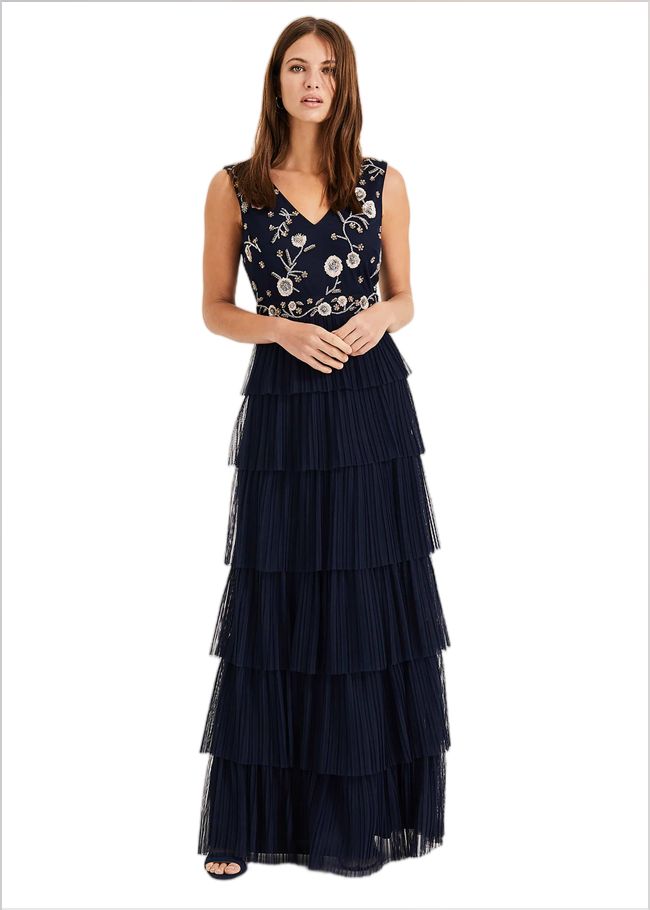  Cordelia Tiered Maxi Dress Navy 205837351