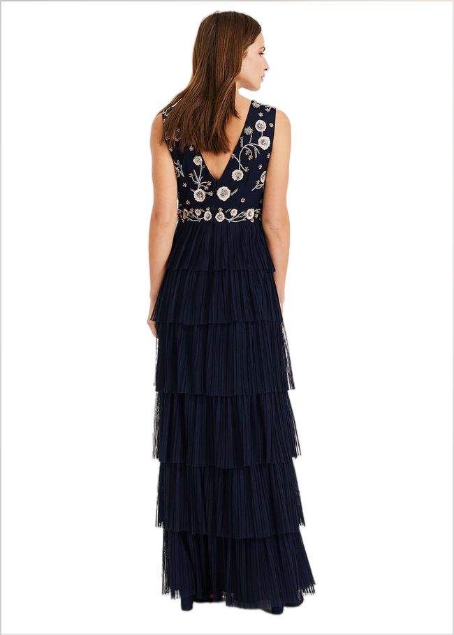  Cordelia Tiered Maxi Dress Navy 205837351