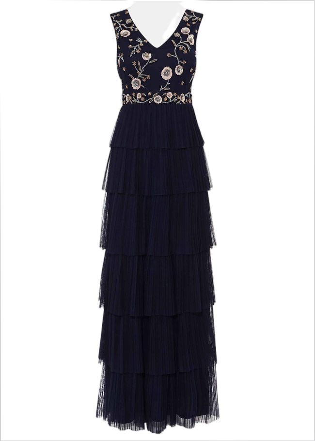  Cordelia Tiered Maxi Dress Navy 205837351