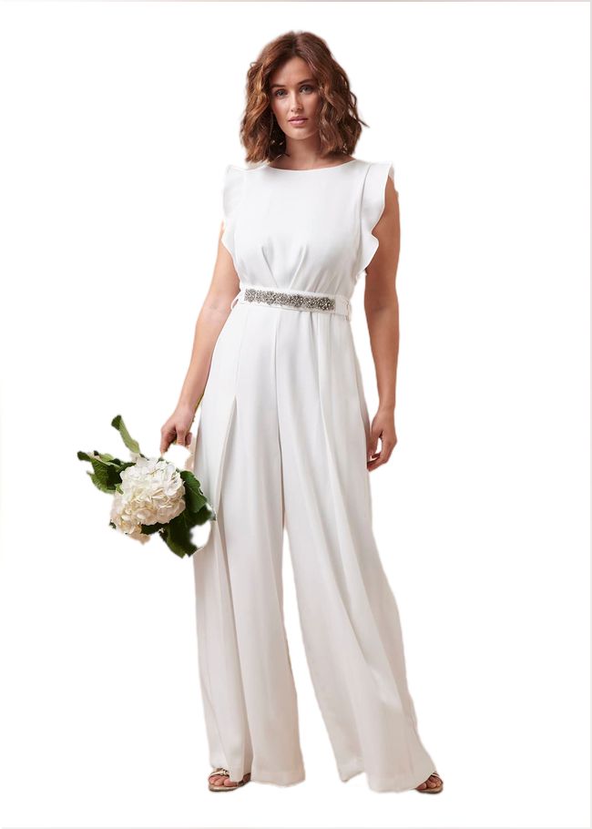  Victoriana Wedding Jumpsuit Ivory 206292106