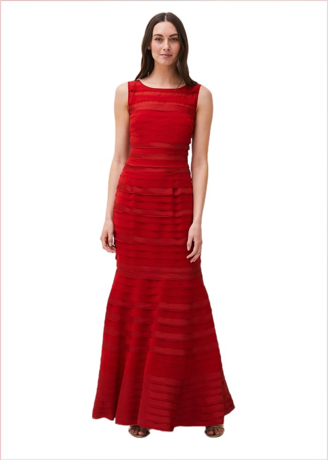  Shannon Layered Dress Scarlet 206733731