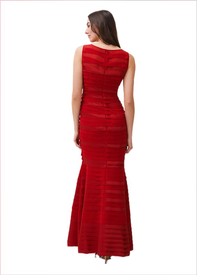  Shannon Layered Dress Scarlet 206733731