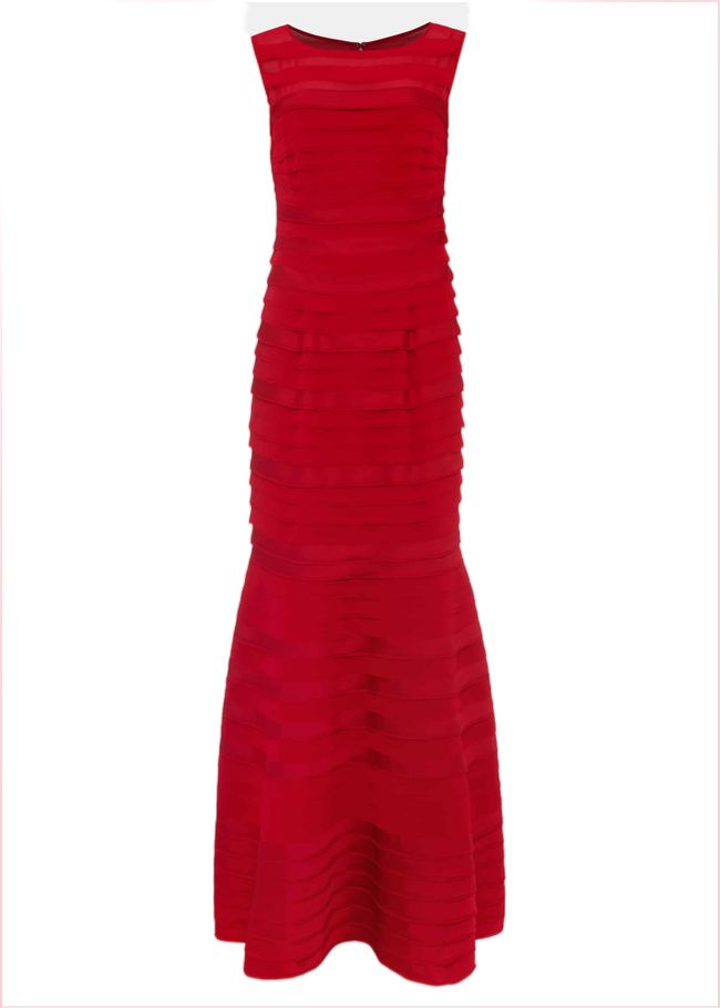  Shannon Layered Dress Scarlet 206733731