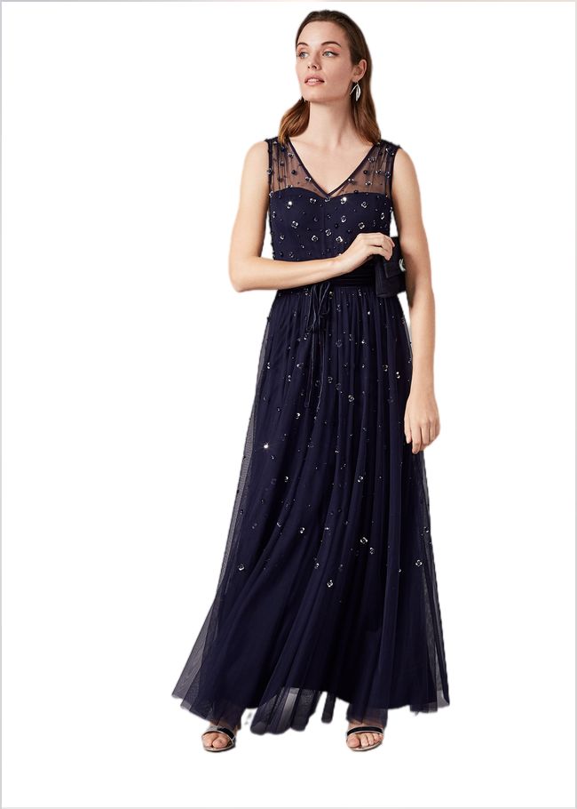  Marcia Sequin Tulle Dress Midnight 208341355