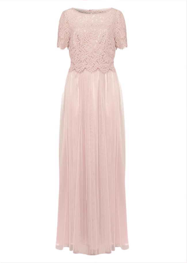  Kiera Lace Tulle Maxi Dress Petal 208727313