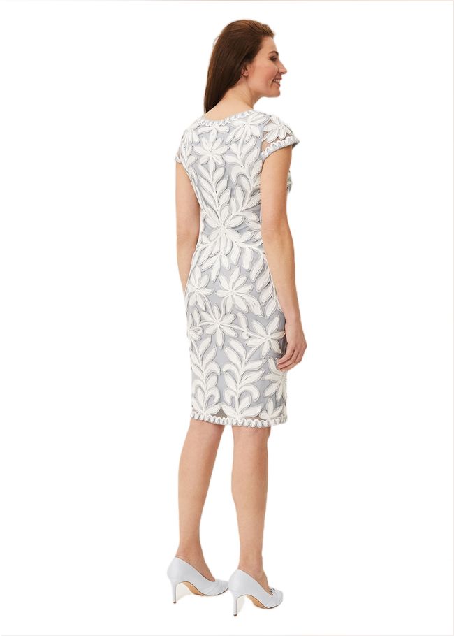  Isobel Tapework Lace Fitted Dress Mineral/ Ivory 208933927