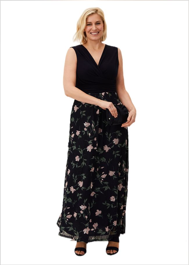  Leigh-Ann Floral Maxi Dress Navy/Multi 209049493