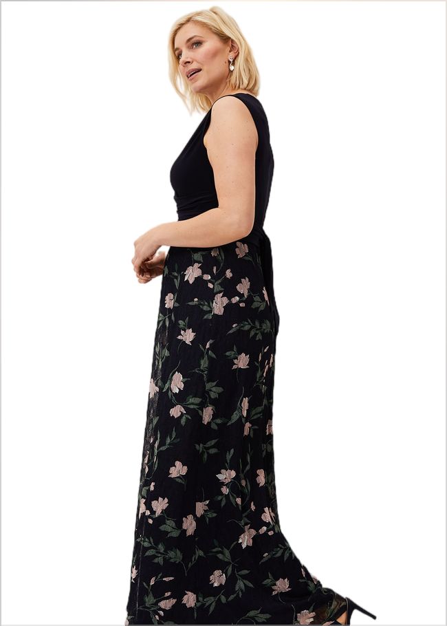  Leigh-Ann Floral Maxi Dress Navy/Multi 209049493