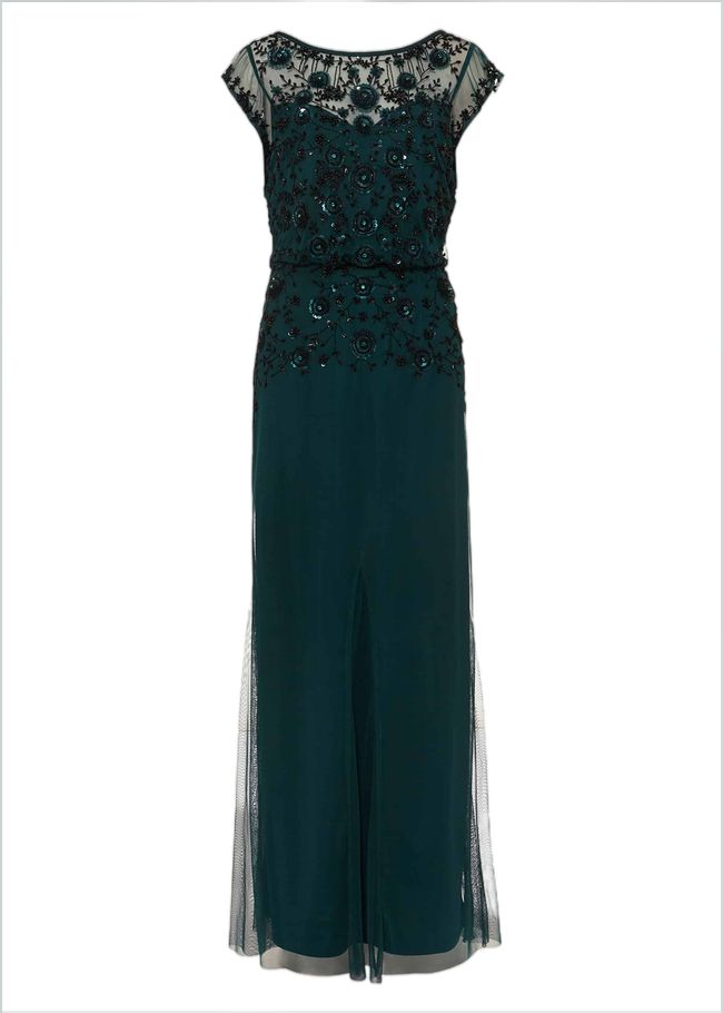  Elan Sequinned Dress Jade 209147452