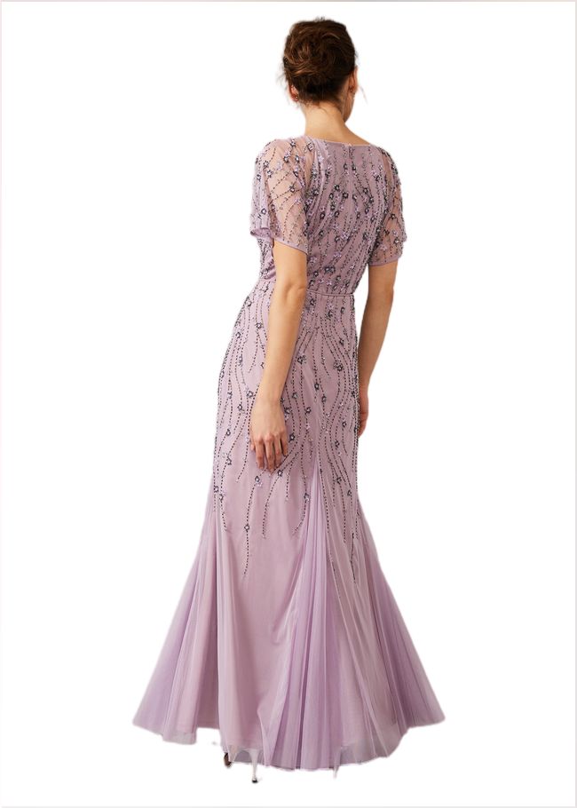  Florisa Embellished Dress Pale Lavender 209150766