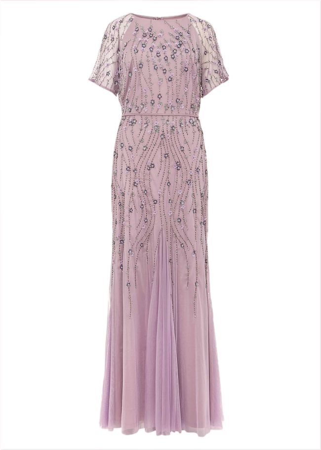  Florisa Embellished Dress Pale Lavender 209150766