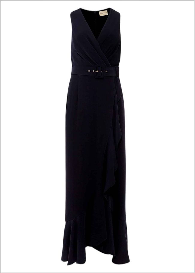  Lara Belted Dress Navy 209516351