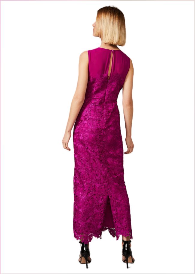  Bessie Lace Maxi Dress Fuchsia 209621315