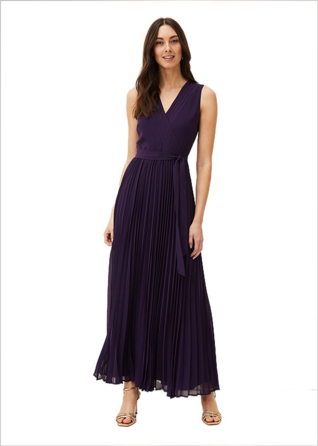  Molly Chiffon Maxi Dress Electric Blue 209684325