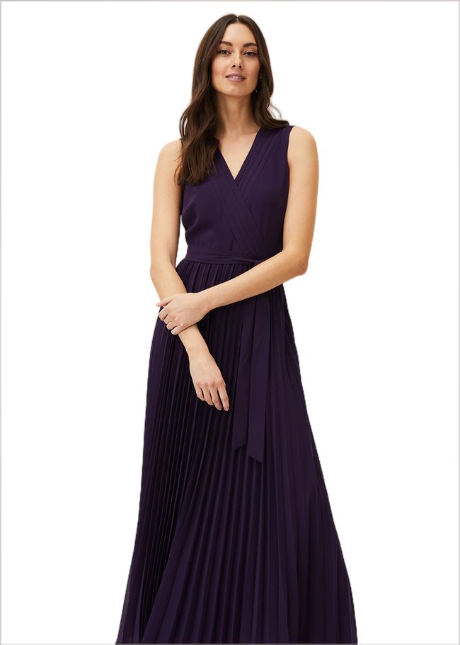  Molly Chiffon Maxi Dress Electric Blue 209684325