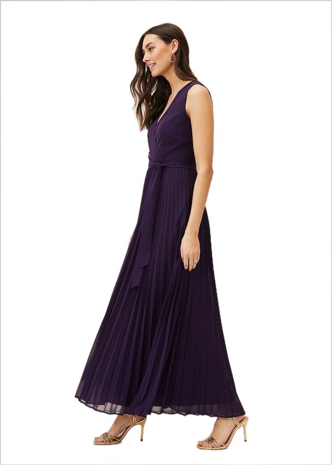  Molly Chiffon Maxi Dress Electric Blue 209684325