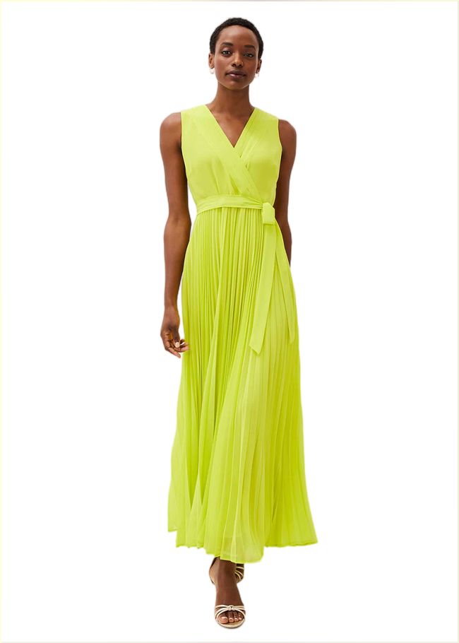  Molly Chiffon Maxi Dress Lime 209684967