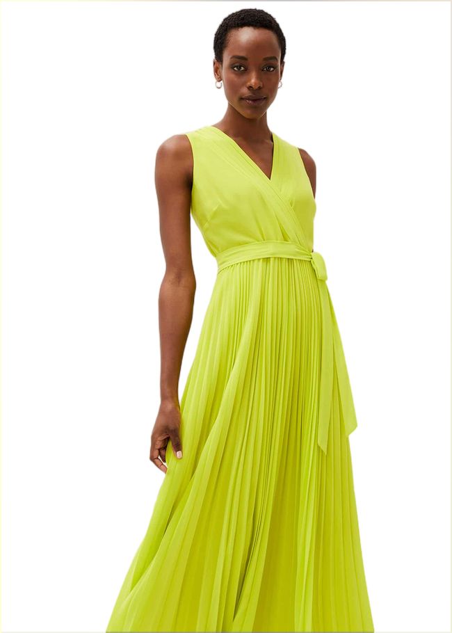  Molly Chiffon Maxi Dress Lime 209684967