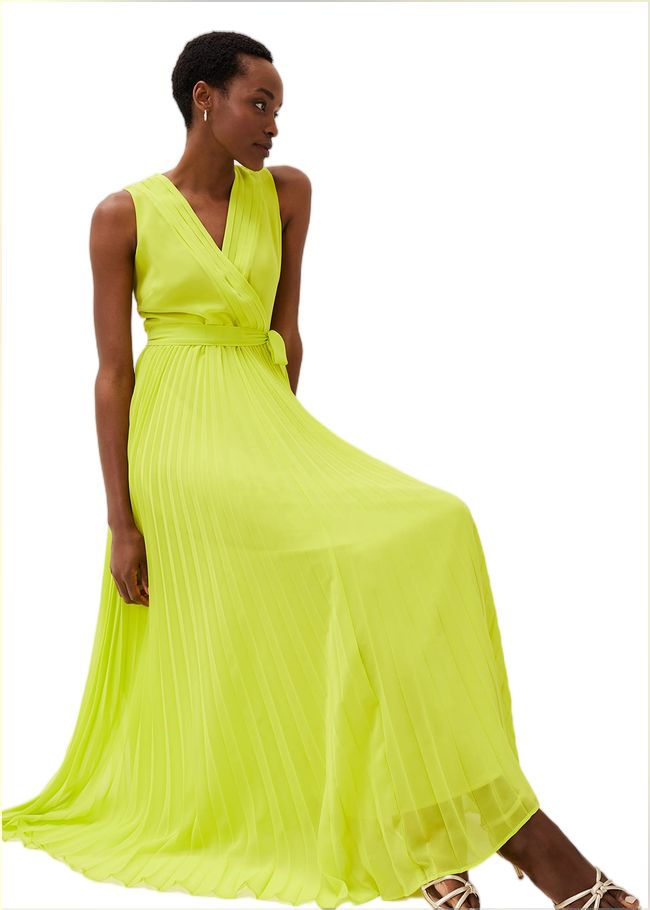  Molly Chiffon Maxi Dress Lime 209684967