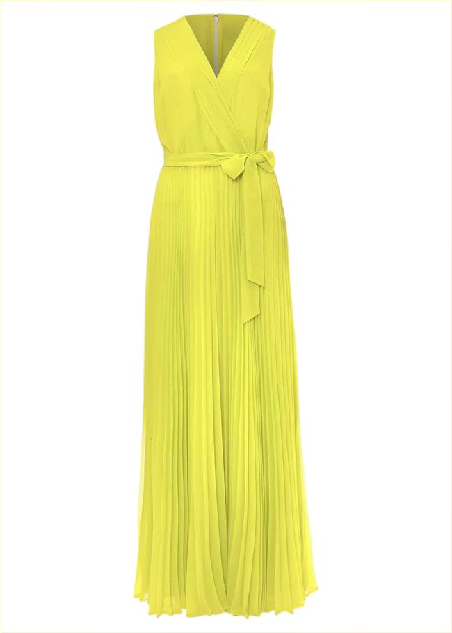  Molly Chiffon Maxi Dress Lime 209684967