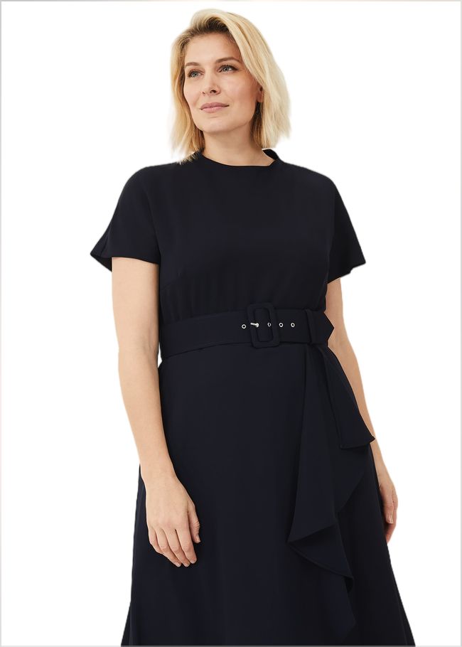  Mylee Belted Dress Navy 209935351