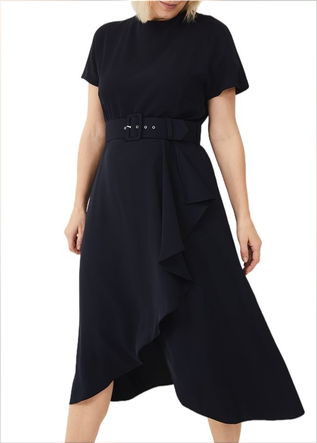  Mylee Belted Dress Navy 209935351