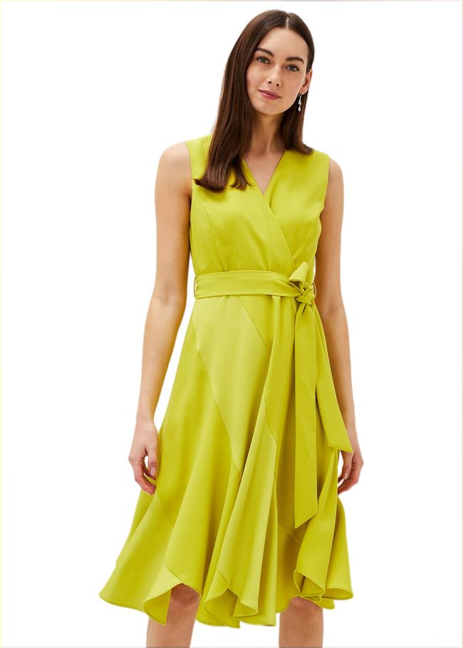  Philis Panelled Dress Lime 220009967