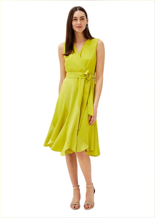  Philis Panelled Dress Lime 220009967