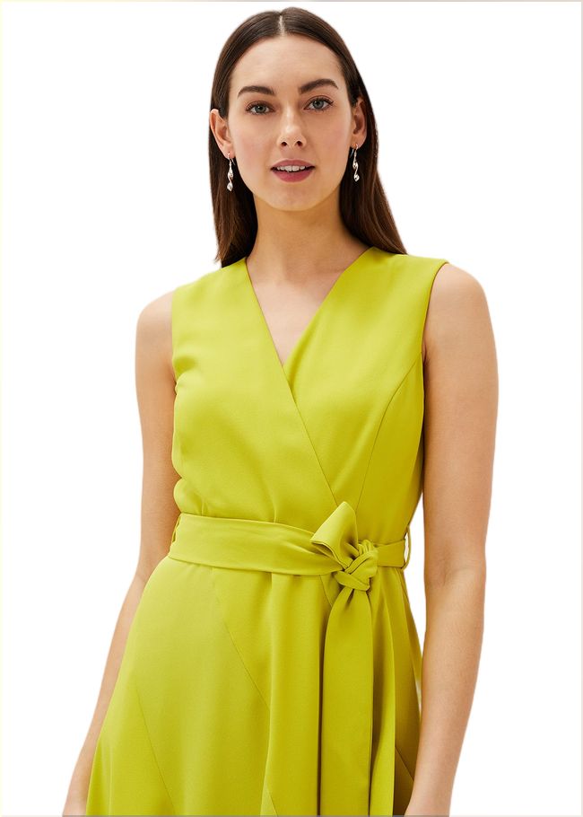  Philis Panelled Dress Lime 220009967