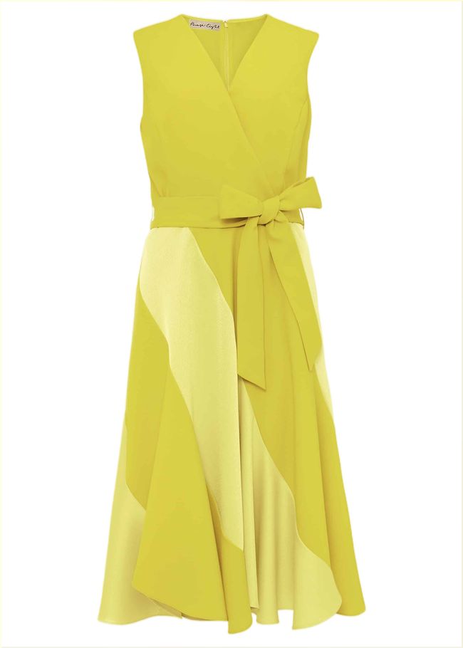  Philis Panelled Dress Lime 220009967