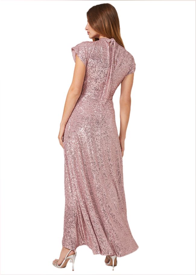  Kendra Sequin Maxi Dress Rose/Quartz 220033122