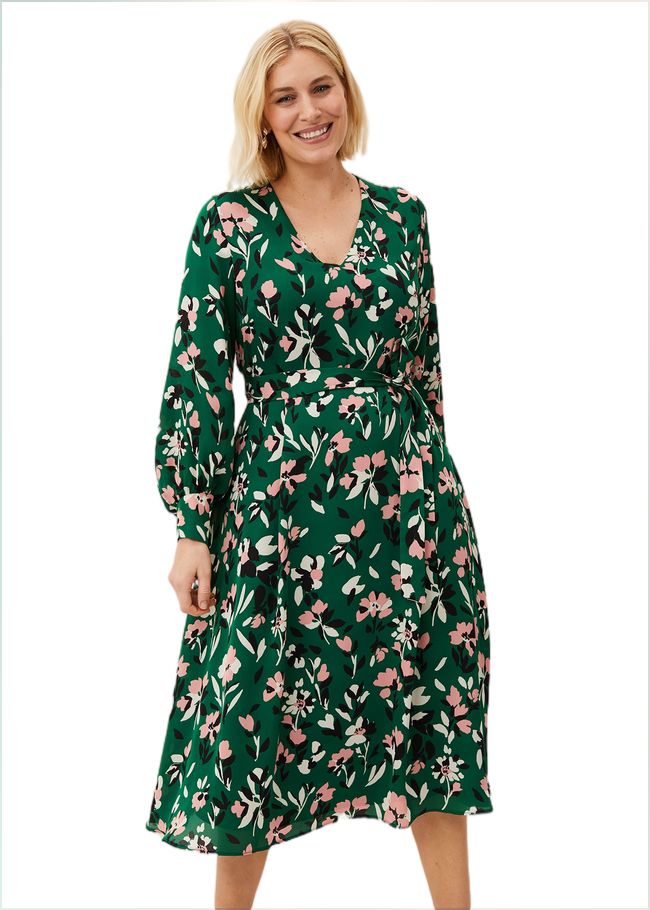  Emmy Floral Dress Jade/Multi 220226437