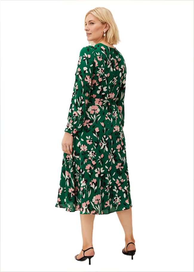  Emmy Floral Dress Jade/Multi 220226437