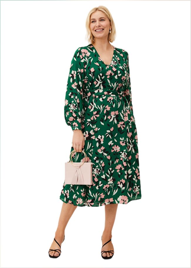  Emmy Floral Dress Jade/Multi 220226437