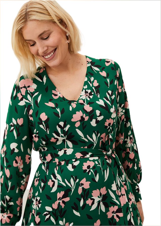  Emmy Floral Dress Jade/Multi 220226437