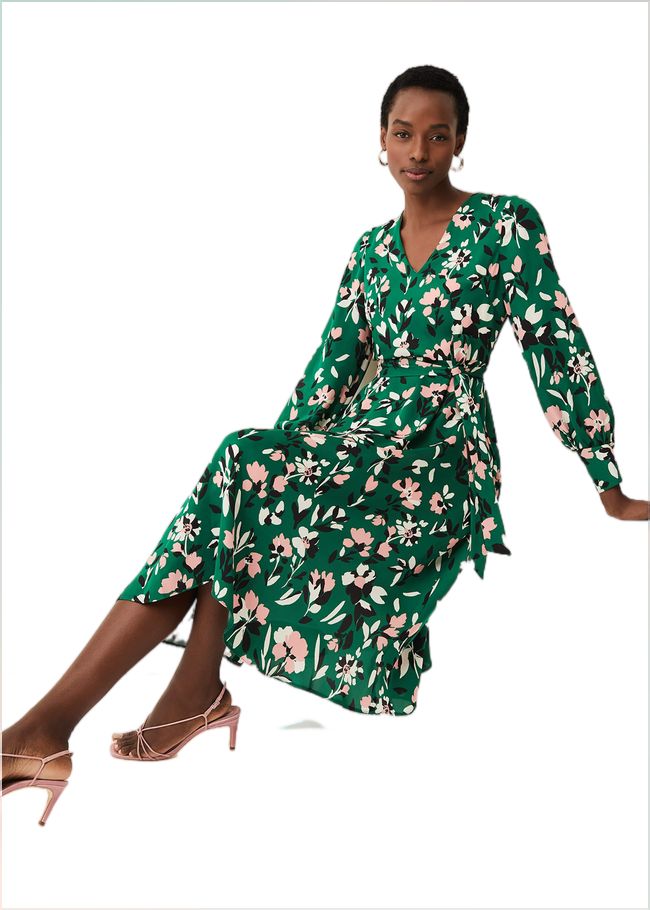  Emmy Floral Dress Jade/Multi 220226437