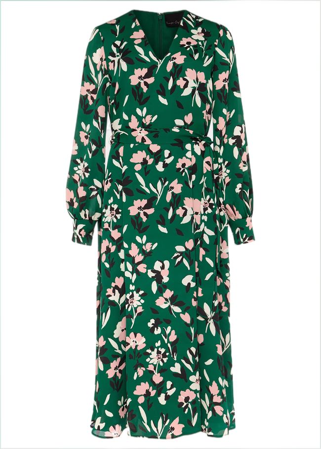  Emmy Floral Dress Jade/Multi 220226437