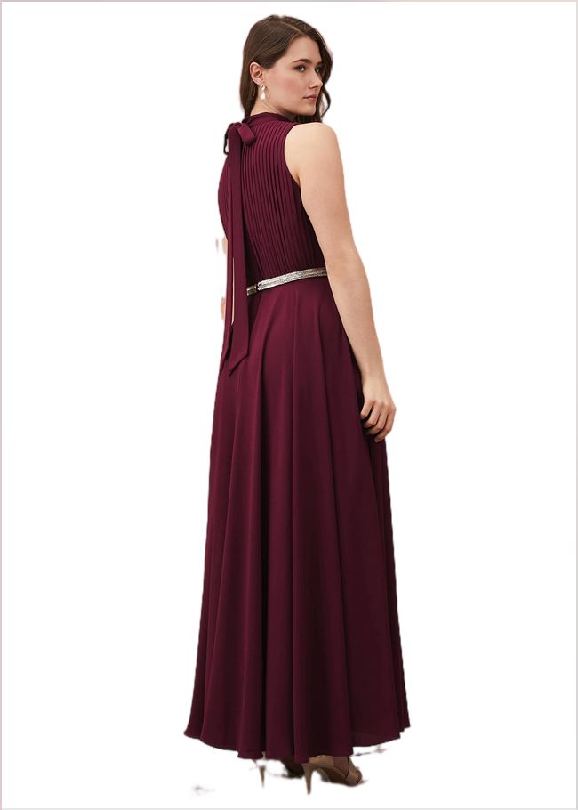  Nicola Maxi Dress Berry 220353720