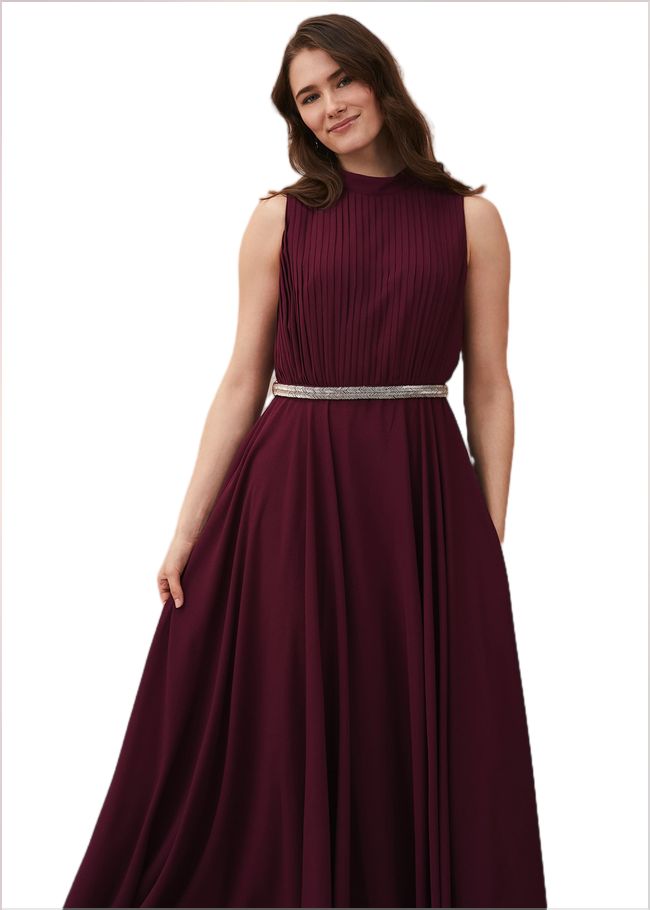  Nicola Maxi Dress Berry 220353720