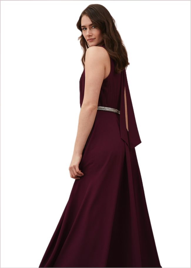  Nicola Maxi Dress Berry 220353720