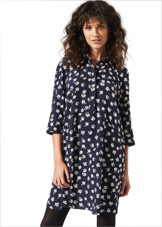  Bella Floral Dress Navy/Ivory 220366287