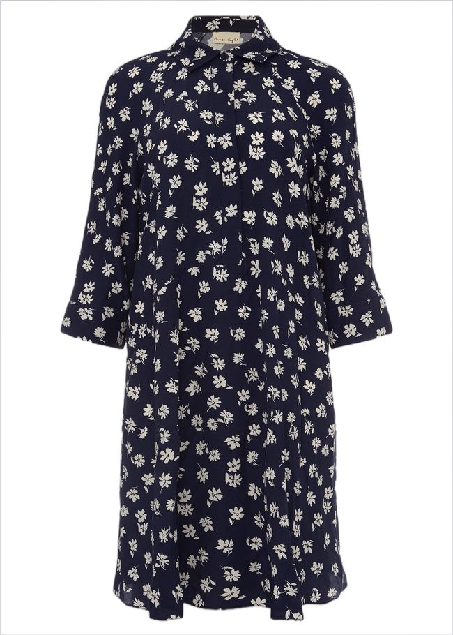  Bella Floral Dress Navy/Ivory 220366287