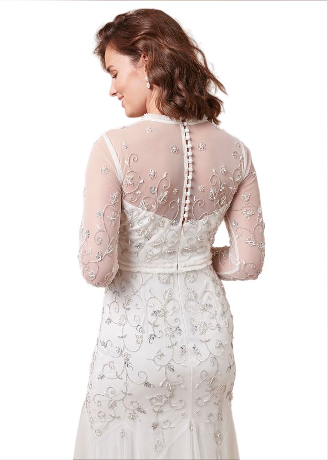  Annie Embellished Wedding Dress Ivory 220391106