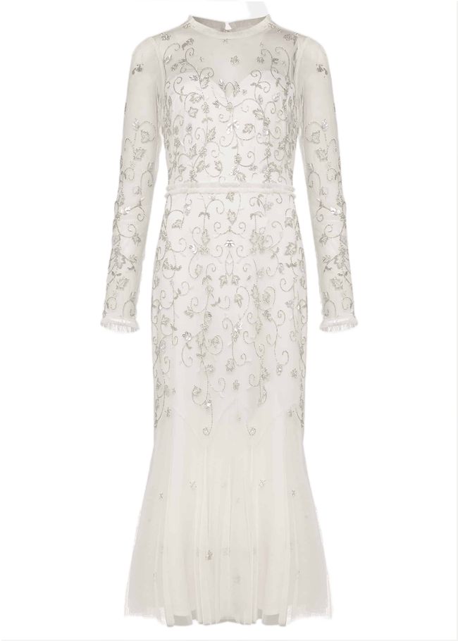  Annie Embellished Wedding Dress Ivory 220391106