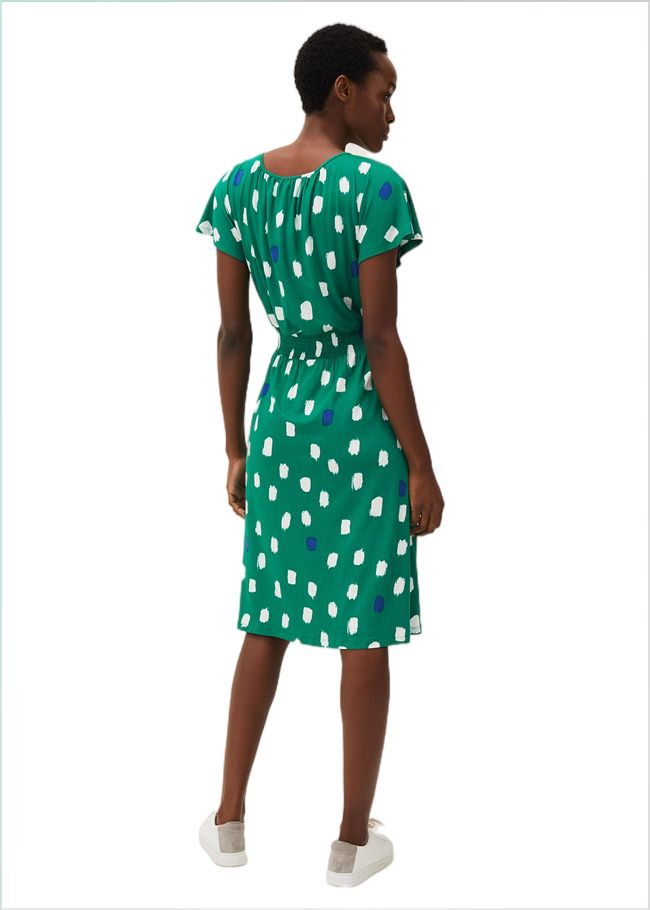  Pia Spot Dress Green 220464693